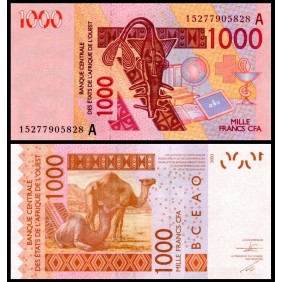 IVORY COAST (W. A. S.) 1000...