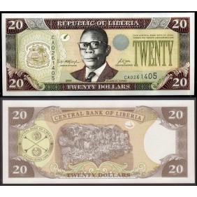 LIBERIA 20 Dollars 2006