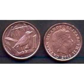 CAYMAN ISLANDS 1 Cent 2013