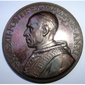 MEDAGLIA PIO XII ANNO XI AE...