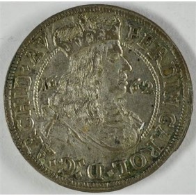 AUSTRIA 3 Kreuzer 1662 AG...