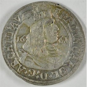 AUSTRIA 3 Kreuzer 1661 AG...