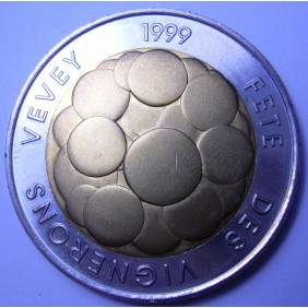 SWITZERLAND 5 Francs 1999...