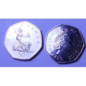 GREAT BRITAIN 50 Pence 2005