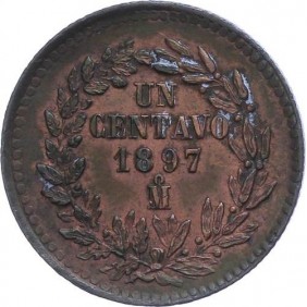 MEXICO 1 Centavo 1897 Mo