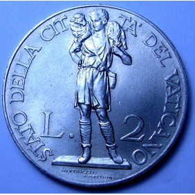 VATICANO Pio XI 2 Lire 1931