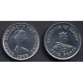 JERSEY 5 Pence 1985