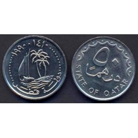 QATAR 50 Dirhams 1990