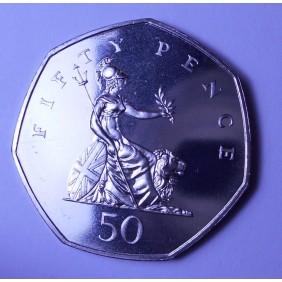 GREAT BRITAIN 50 Pence 1992