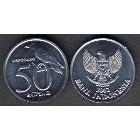 INDONESIA 50 Rupiah 2002