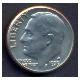 USA Roosevelt Dime 1979 D