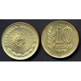 ARGENTINA 10 Pesos 1976