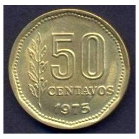 ARGENTINA 50 Centavos 1975