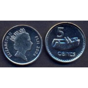 FIJI 5 Cents 2006
