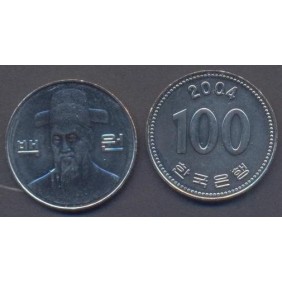 SOUTH KOREA 100 Won 2004