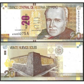 PERU 20 Nuevos Soles 2009