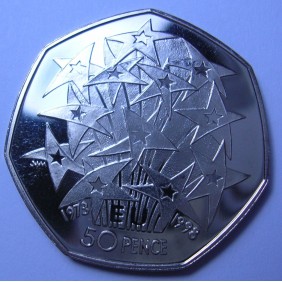 GREAT BRITAIN 50 Pence 1998...