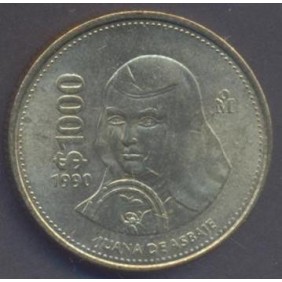 MEXICO 1000 Pesos 1990...