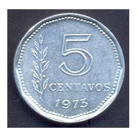 ARGENTINA 5 Centavos 1973