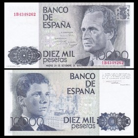 SPAIN 10.000 Pesetas 1985