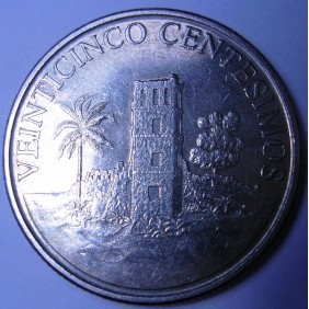 PANAMA 25 Centesimos 2003...