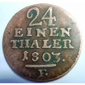 HESSE CASSEL 1/24 Thaler...