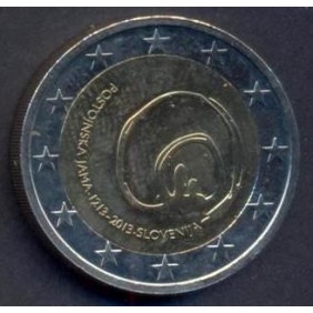 SLOVENIA 2 Euro 2013 Grotte...