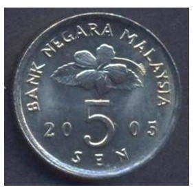 MALAYSIA 5 Sen 2005