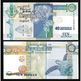 SEYCHELLES 10 Rupees 2016...