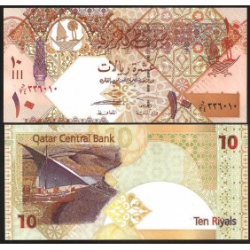 QATAR 10 Riyals 2008