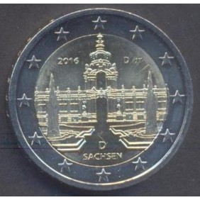 GERMANY 2 Euro 2016 D Sachsen