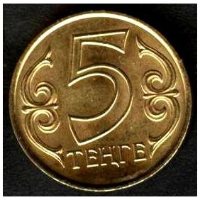 KAZAKHSTAN 5 Tenge 2002