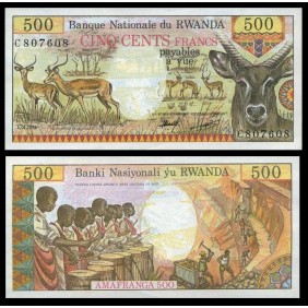 RWANDA 500 Francs 1978