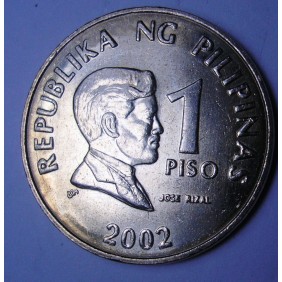 PHILIPPINES 1 Piso 2002