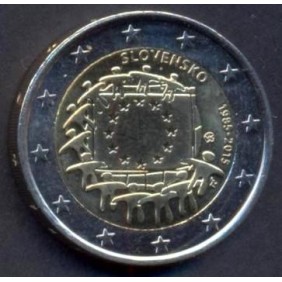 SLOVAKIA 2 Euro 2015 Euro flag