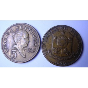 PHILIPPINES 5 Sentimos 1970