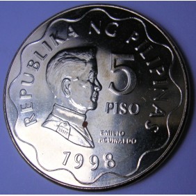PHILIPPINES 5 Piso 1998 E....