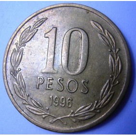 CHILE 10 Pesos 1996