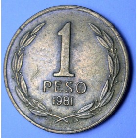CHILE 1 Peso 1981