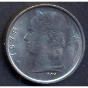 BELGIUM 1 Franc 1975 Belgique