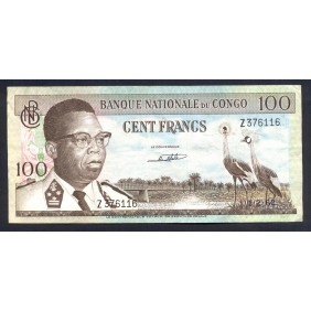 CONGO DEMOCRATIC 100 Francs...