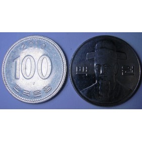 SOUTH KOREA 100 Won 2010