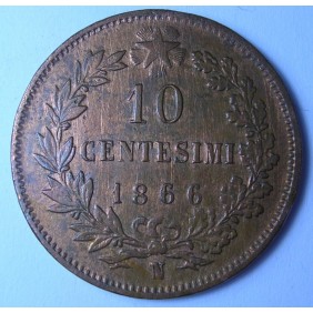 10 Centesimi 1866N