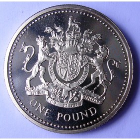 GREAT BRITAIN 1 Pound 1993...