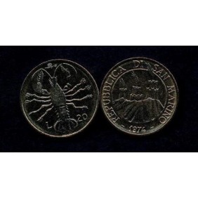 SAN MARINO 20 Lire 1974 IL...