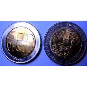 COLOMBIA 500 Pesos 2006...
