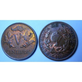 COLOMBIA 5 Centavos 1978