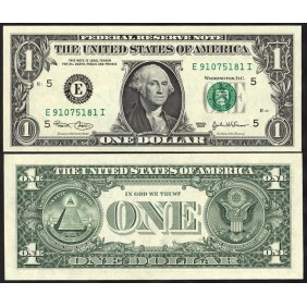 USA 1 Dollar 2003 Letter E