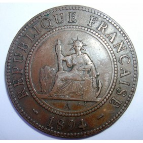 FRENCH INDOCHINA 1 Cent 1894