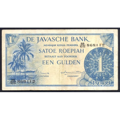 NETHERLANDS INDIES 1 Gulden...